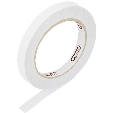 Taśma dwustronna Grand Biała cienka 8mm x 25m